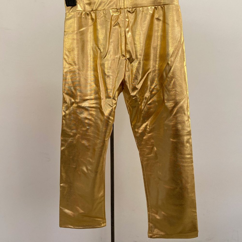 Gold spandex leggings - Imoga "Elva" from Ron Robinson LA boutique